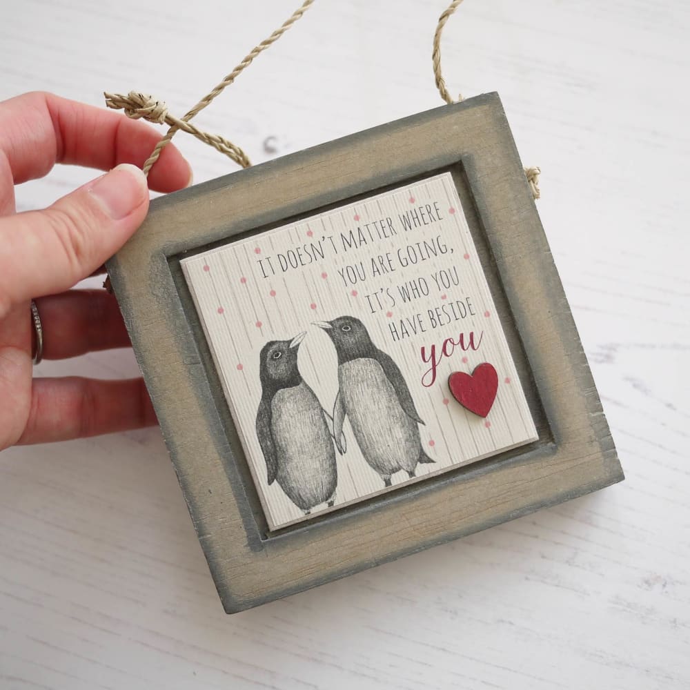 Couples Penguin Picture Gift