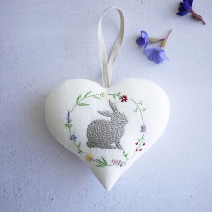 Easter Bunny and Wildflower Heart Easter gifts