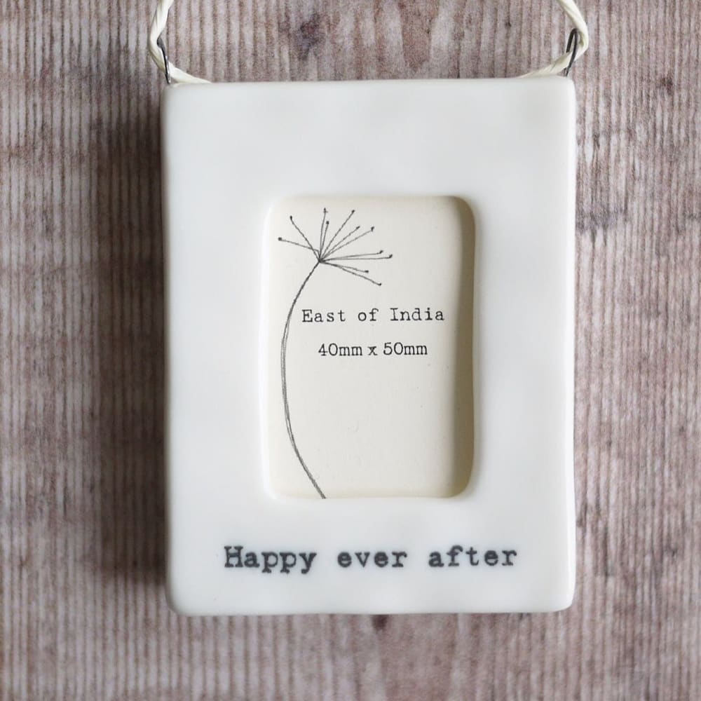 Mini ’happy Ever After’ Porcelain Picture Frame All anniversary gifts