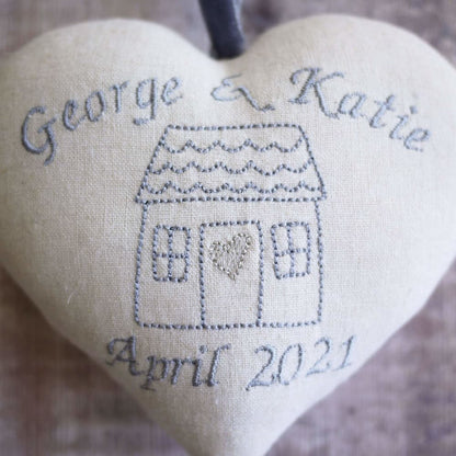 Housewarming Gift Heart with House Picture