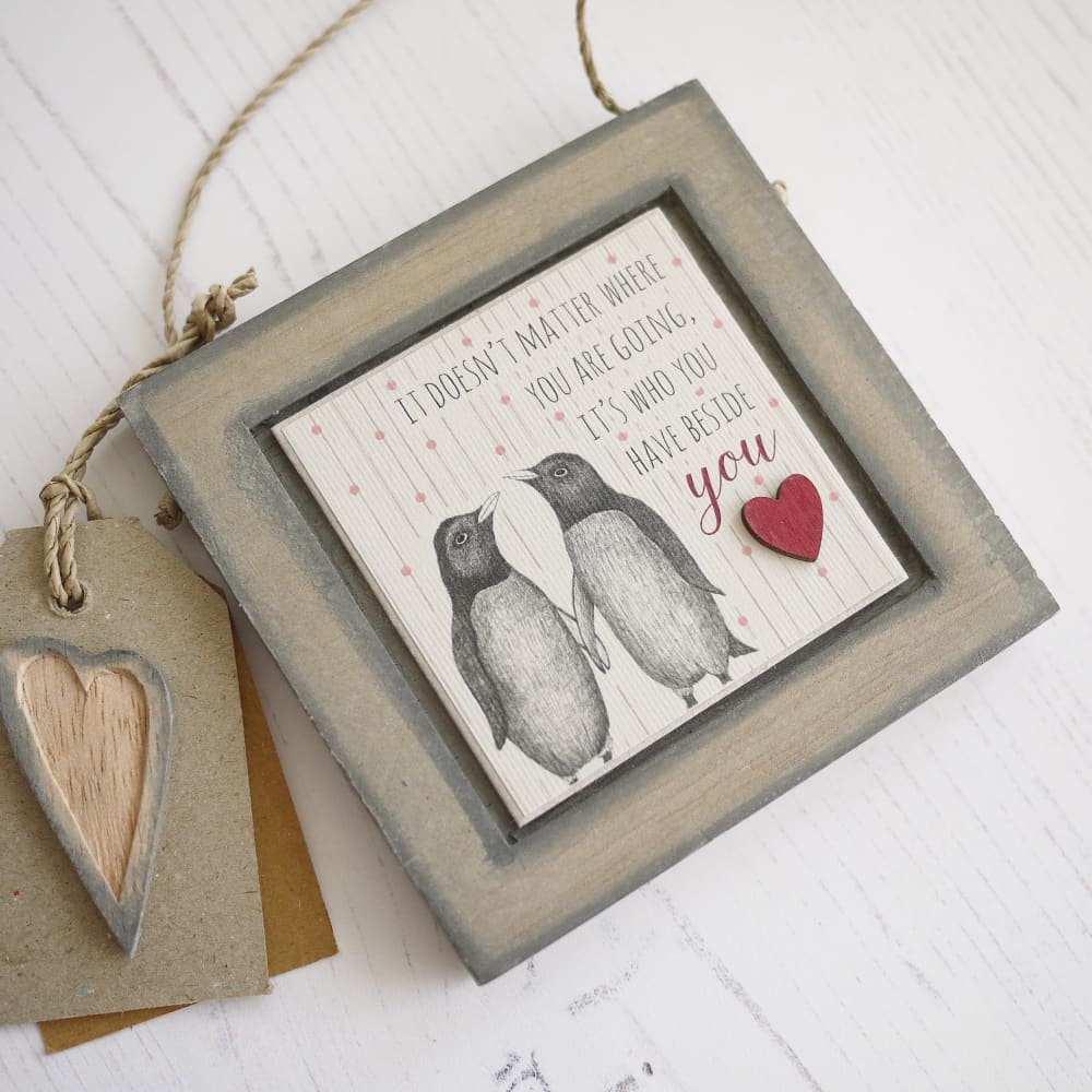 Couples Penguin Picture Gift