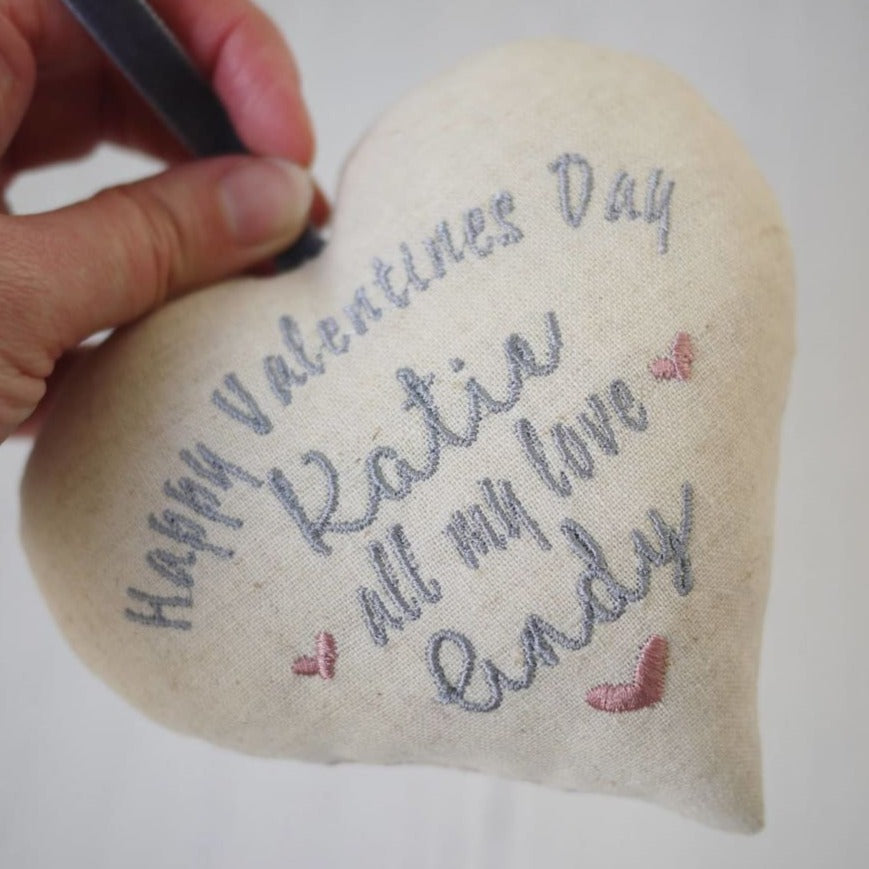 Valentines Day Personalised Hanging Heart Gift